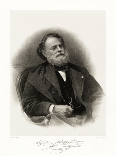 Louis Achille Martinet, 1865-66 von Jean Baptiste Adolphe Lafosse